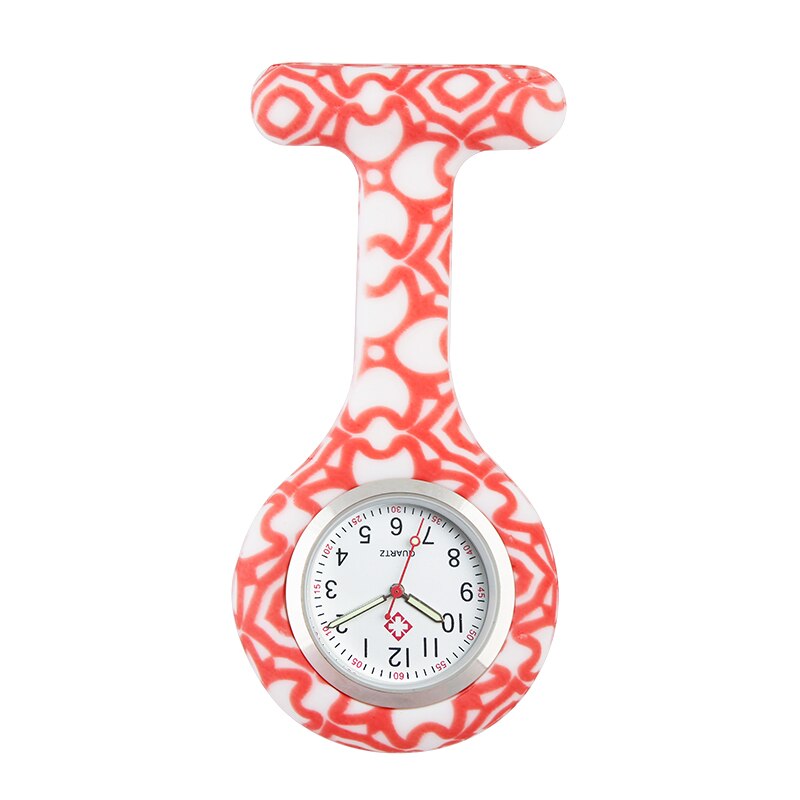 Farbe silikon uhr nurse fob taschenuhr krankenhaus pflege uhren quarz brosche krankenhaus uhr ALK VISION: 12goblet(cups)