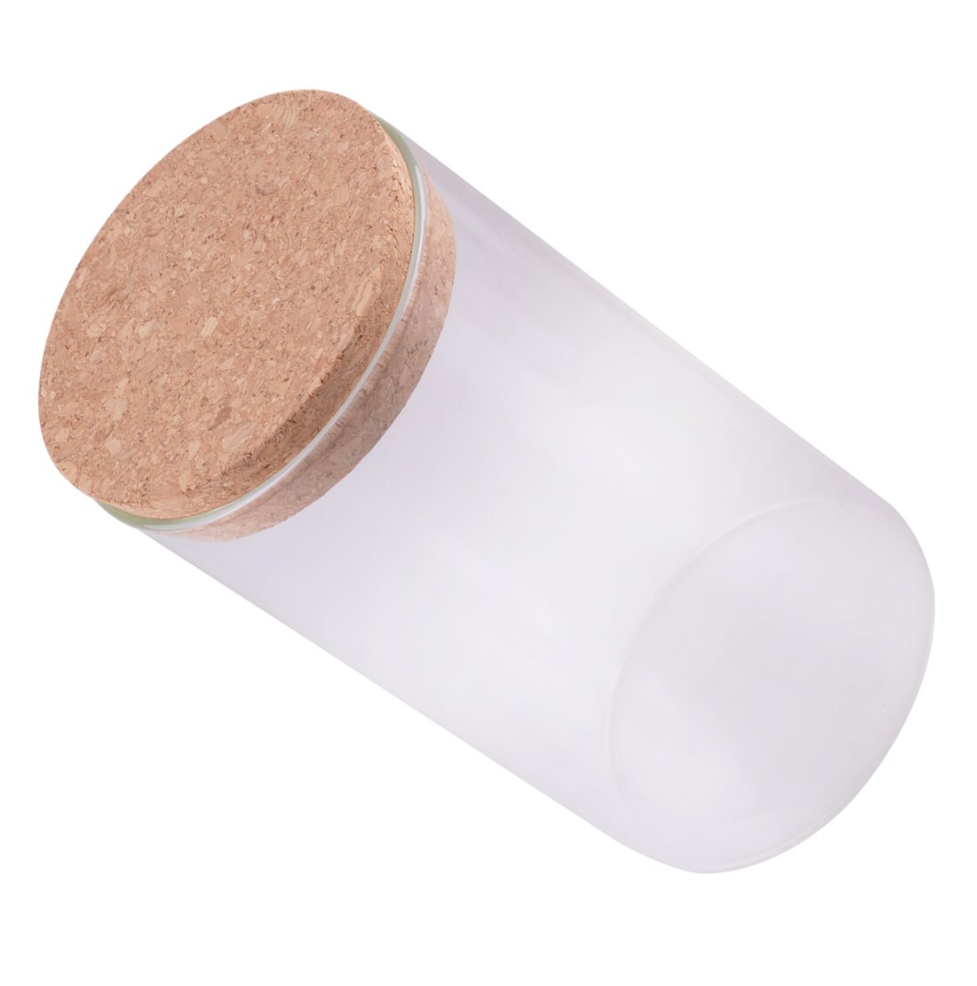 Glass Kitchen Canister Snack Sugar Tea Storage Container Jar Bottle Transparent with Cork Kitchen Accessories: E