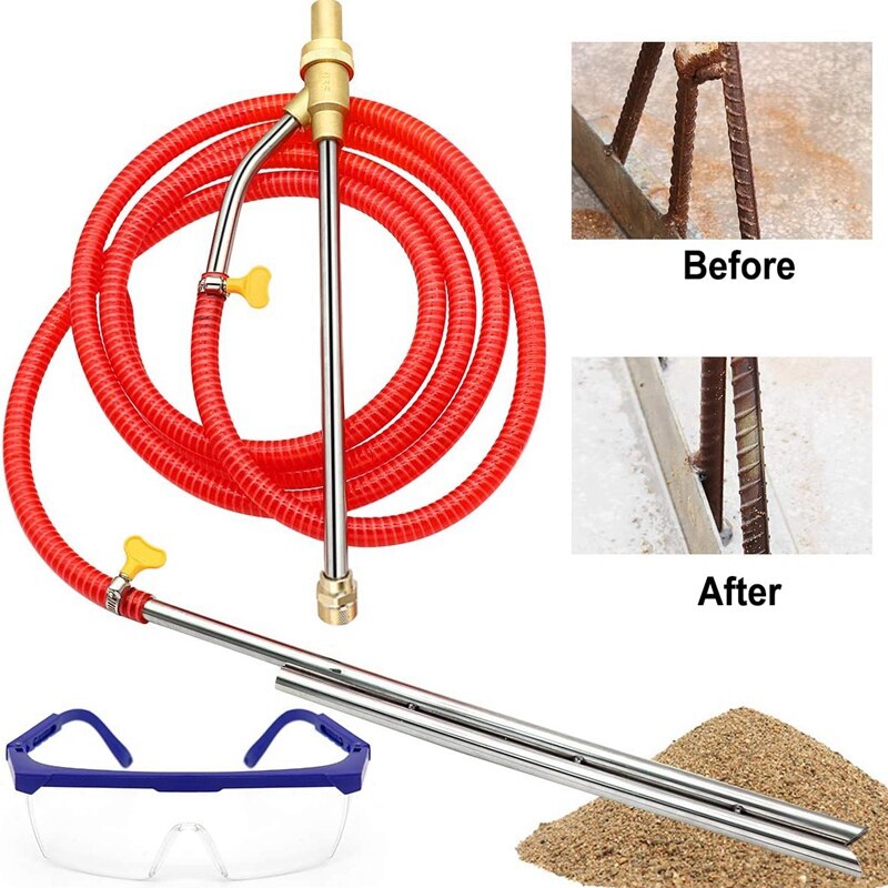 Hogedrukreiniger Zandstralen Kit, 5000PSI Nat Stralen Blaster Auto Wasmachine Zandstralen Kit Voor Karcher K Serie