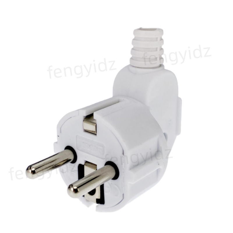 16A EU 4,8mm AC Elektrische Energie Wiederaufladbare Stecker Stecker für Draht Steckdosen Steckdosen Adapter Verlängerung Kabel Stecker