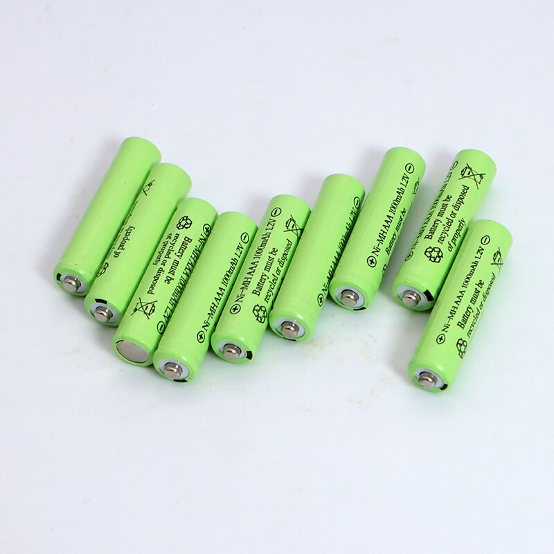 1.2V Aaa Batterijen 1000Mah Oplaadbare Ni-Mh Batterij 1.2V Ni-Mh Aaa Voor Elektrische Afstandsbediening Auto Speelgoed Rc ues