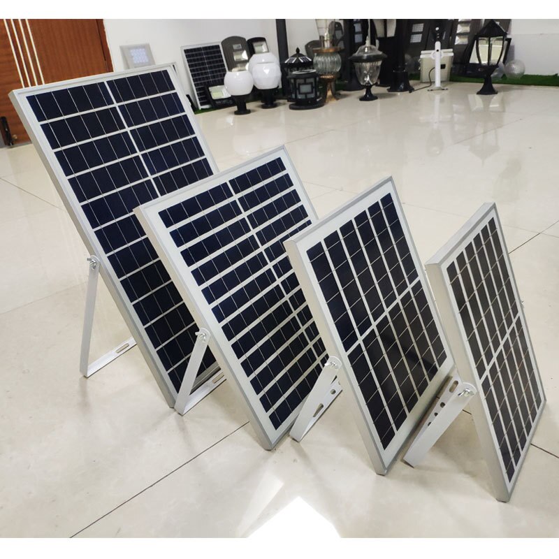 12V 30W Vertical Solar Panel Power Bank Glass Rigid Monocrystalline Cell Sun Power Waterproof USB Port Charger Home Roof Boat