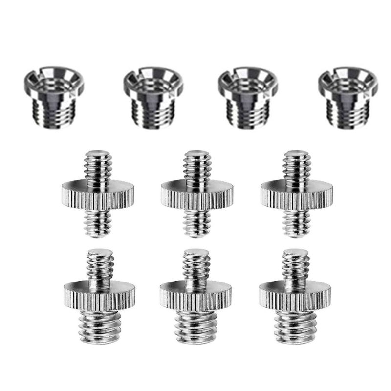 1/4 Schrauben kamera 1/4 Zoll Konverter Gewindes ch rauben montieren Blitz Blitzschuh Adapter Stativ gewinde Lichtst änder platte 3/8 "3/8" gesetzt
