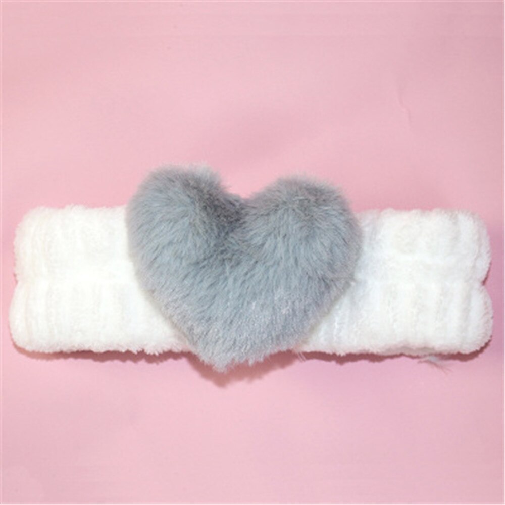 Doux corail velours bandeau cheveux filles mignon amour coeur bandeau coréen lavage visage maquillage bandeau femmes Simple cheveux accessoires: 8