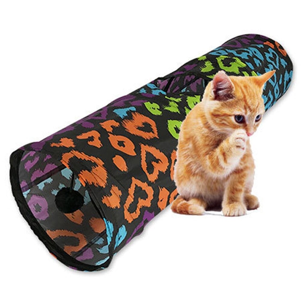2 gaten huisdier katten speelgoed tunnel speelbuizen opvouwbaar kreukeltraining interactief leuk speelgoed puppy fretten konijnen spelen hondentunnel