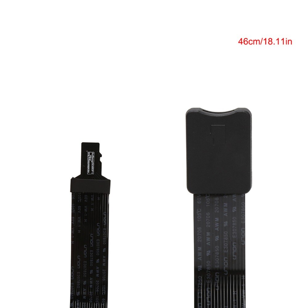 10/15/25/46cm TF Male To Micro SD Female Card Reader Extension Adapter Cable Extender For Car GPS Phone TV Camera