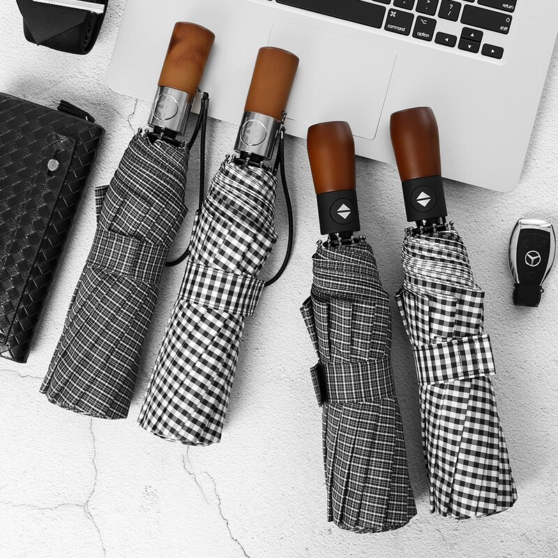 Academy Winddicht Mannen Draagbare Paraplu Reizen Outdoor Luxe Automatische Parasol Paraplu Regen Vrouwen Paraguas Ambrella BW50YS