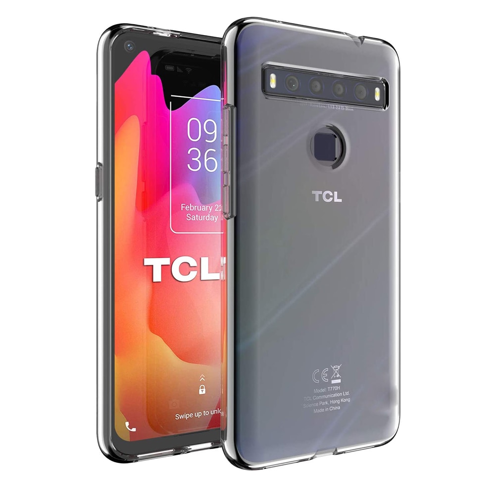 For TCL 10L Case Ultra Thin Clear Soft TPU Shockproof Case Cover For TCL 10L TCL10 Lite