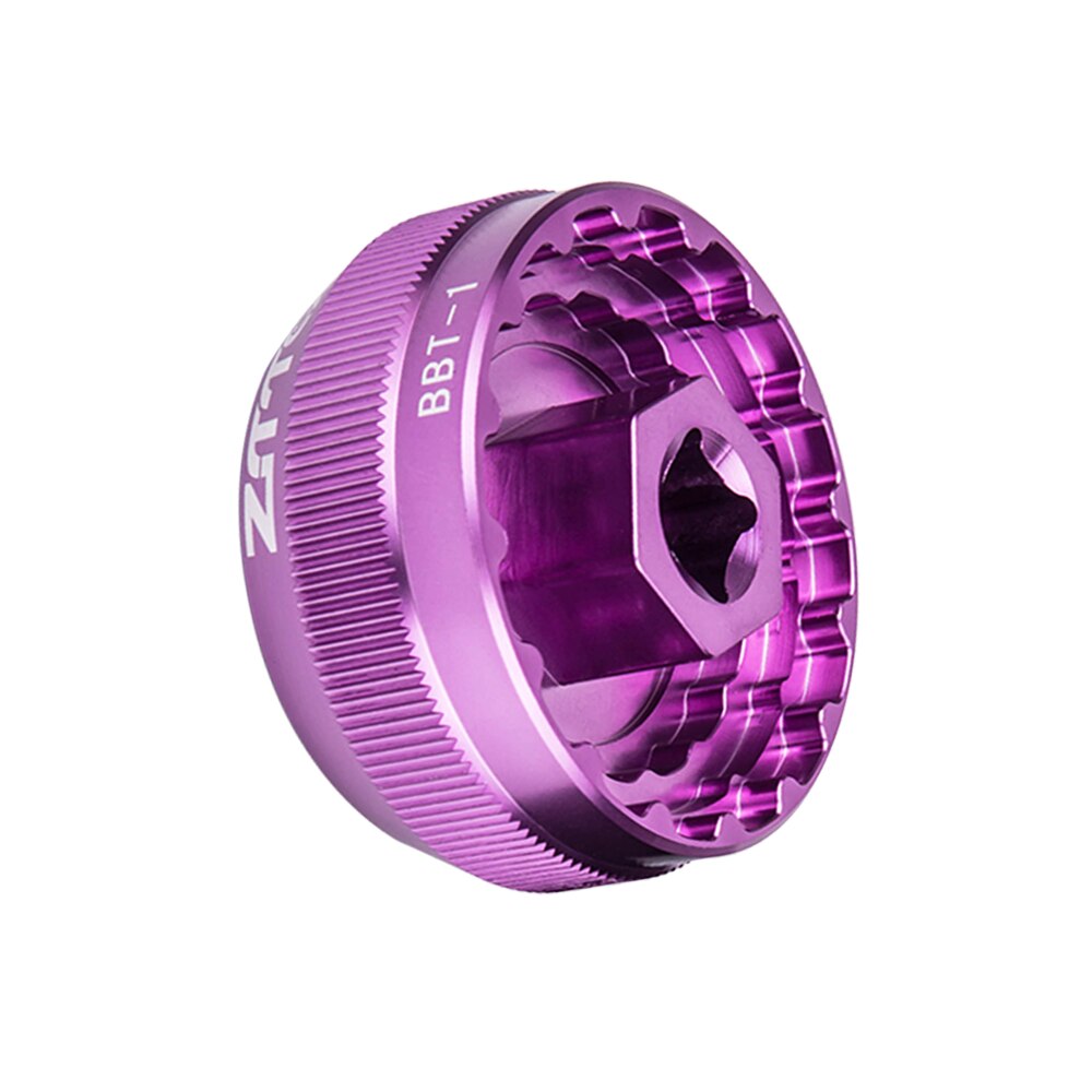 ZTTO Fahrrad Tretlager Werkzeug überspielen BBR60 MT800 BB TL-fc24 fc25 Entfernen Verschlussring Implementieren BB93 MTB mega BSA30 BB386 Installieren tasse: BBT-1 Violett