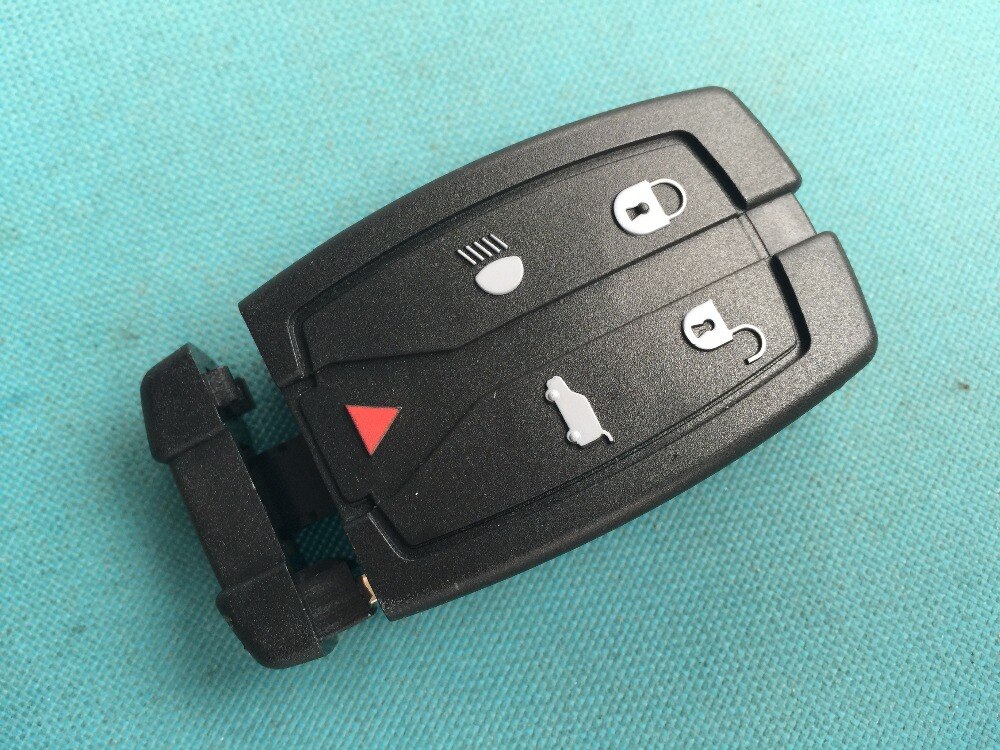 1Pc Replacement Key Blank For LAND ROVER FREELANDER 2 5 Buttons Remote Smart FOB Case Shell Uncut Blade No Logo Auto Parts