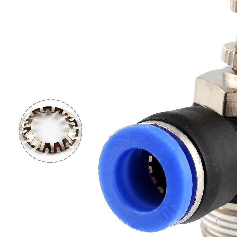 Pneumatic quick connect connector SL 4 6 8 10 12mm M5 "1/8" 1/4 "3/8" 1/2 air speed regulating valve Accelerator valve