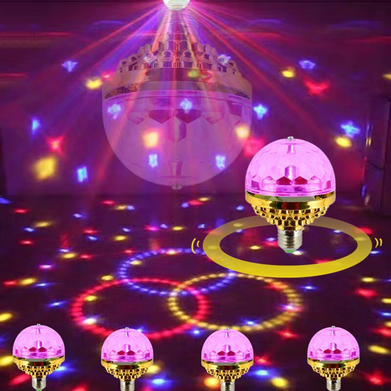 Kleurrijke Roterende Magische Bal Led Stage Lamp Muziek Mini Hoofd-Schudden En Kleur Veranderende Ktv Licht J99Store