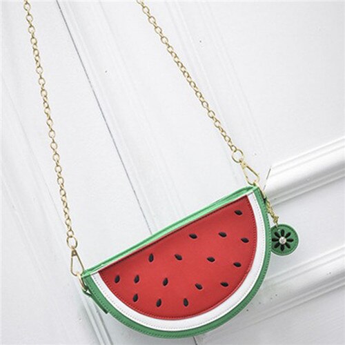 Zomer Verse Vrouwen Meisje Leuke Vruchten Pu Lederen Handtassen Schoudertassen Dames Mini Tote Messenger Satchel Crossbody Tassen 7 Stijlen: 2