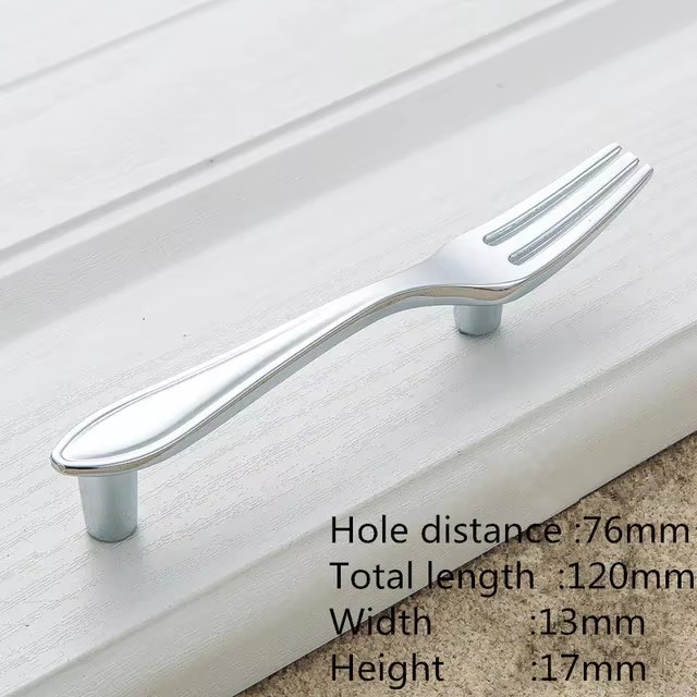 Spoon/Fork/Knife Cabinet Pulls Handles Cupboard Wardrobe Kitchen Cabinet Handles Furniture Hardware: Dark Voilet