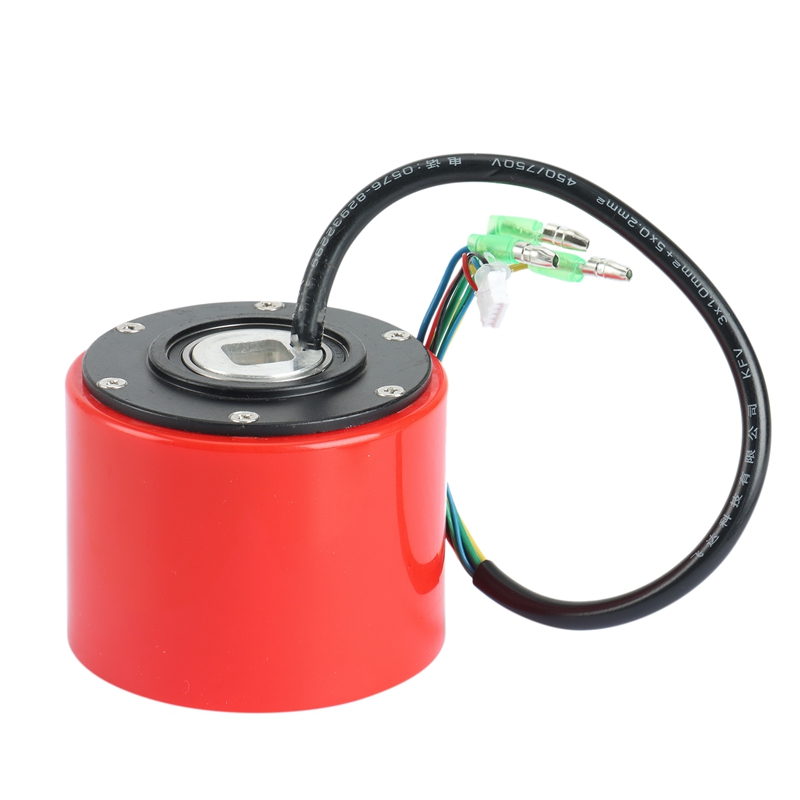 Mozzo motore ruota skateboard elettrico kit ruote motore Brushless per skateboard accessori sportivi: rosso  75mm