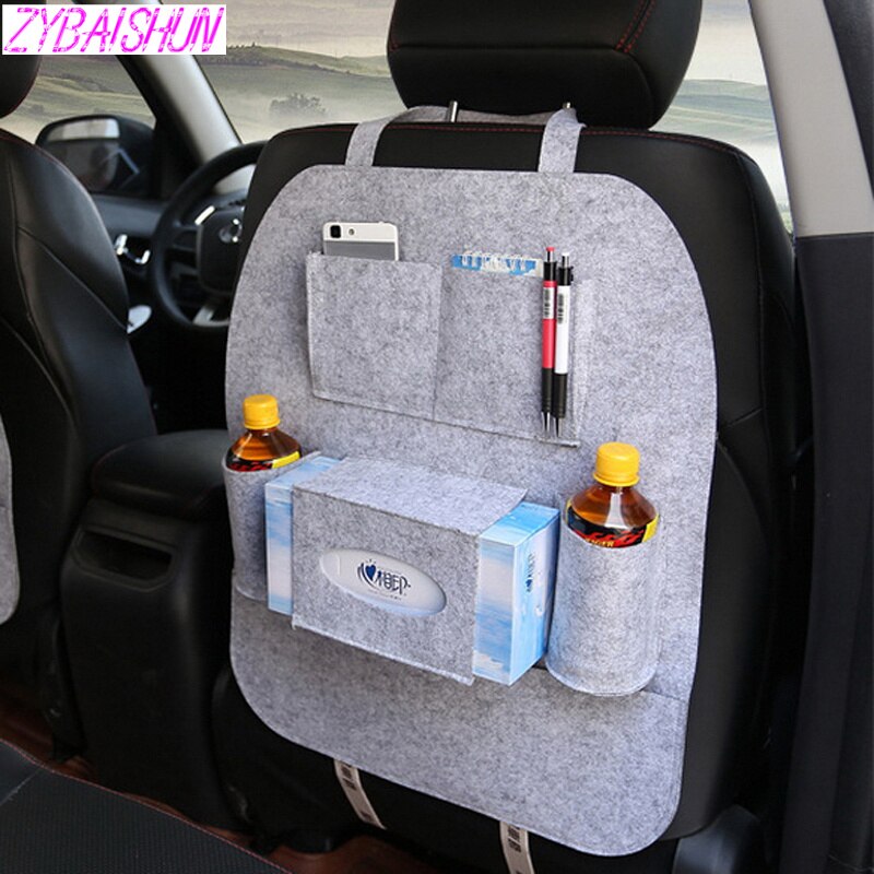 Car Rear Seat Storage Box Multi-pocket Storage Bag for Porsche 911 918/Cayenne/Macan/Macan S/Panamera/Cayman/Carrera/Boxster