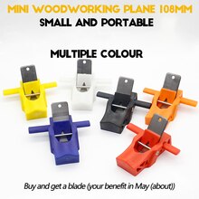Mini pialla per la lavorazione del legno 108mm piallatura a mano piallatura in legno con manico strumento per la lavorazione del legno fai-da-te