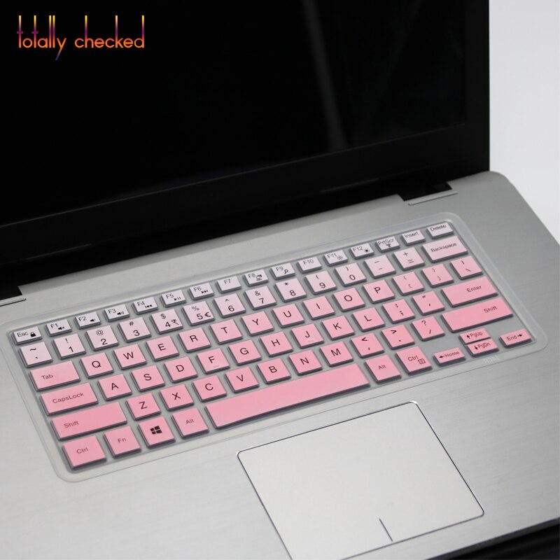For Dell XPS 15 9570 9550 9560 7590 Inspiron 5000 5482 5481 Inspiron 15-5568 5579 7568 7567 7579 laptop keyboard cover skin: fadepink