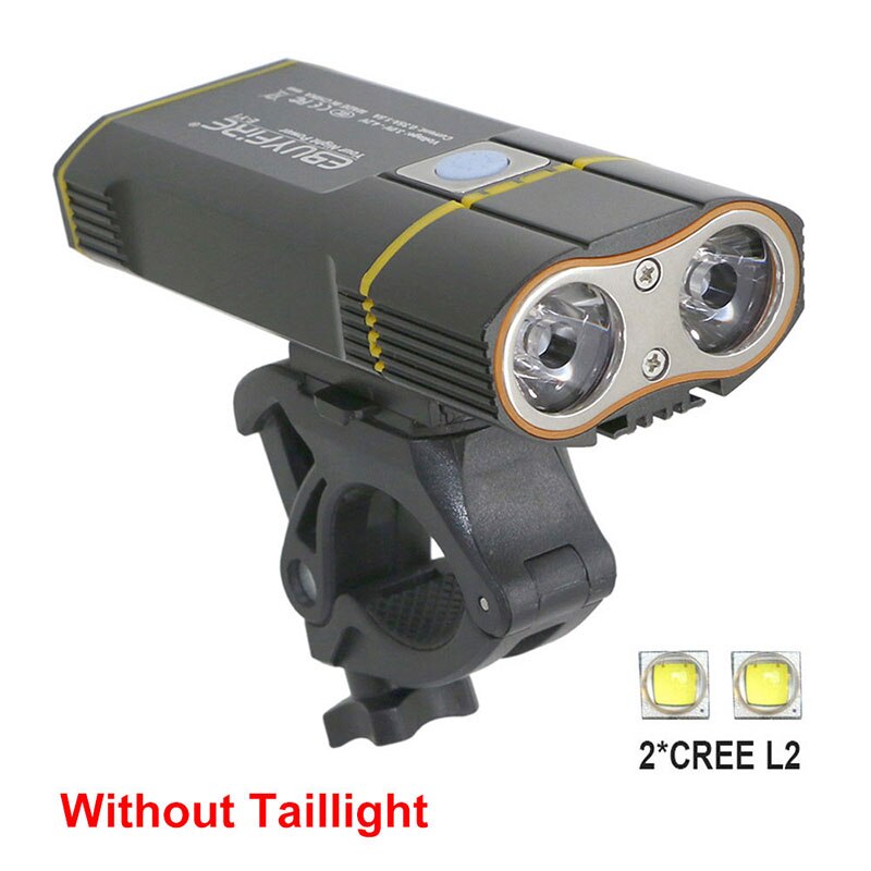 6000LM Bicycle Light 2x XML-L2 LED Bike Light With USB Rechargeable Battery Cycling Front Light +Handlebar Mount: SetA L2 Bike light