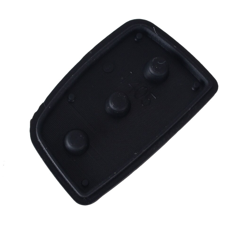 Dandkey 3 4 knapper silikone bil nøgle cover etui gummi pad til hyundai  i30 i35 ix20 ix35 ix45 solaris verna kia rio  k2 sportage