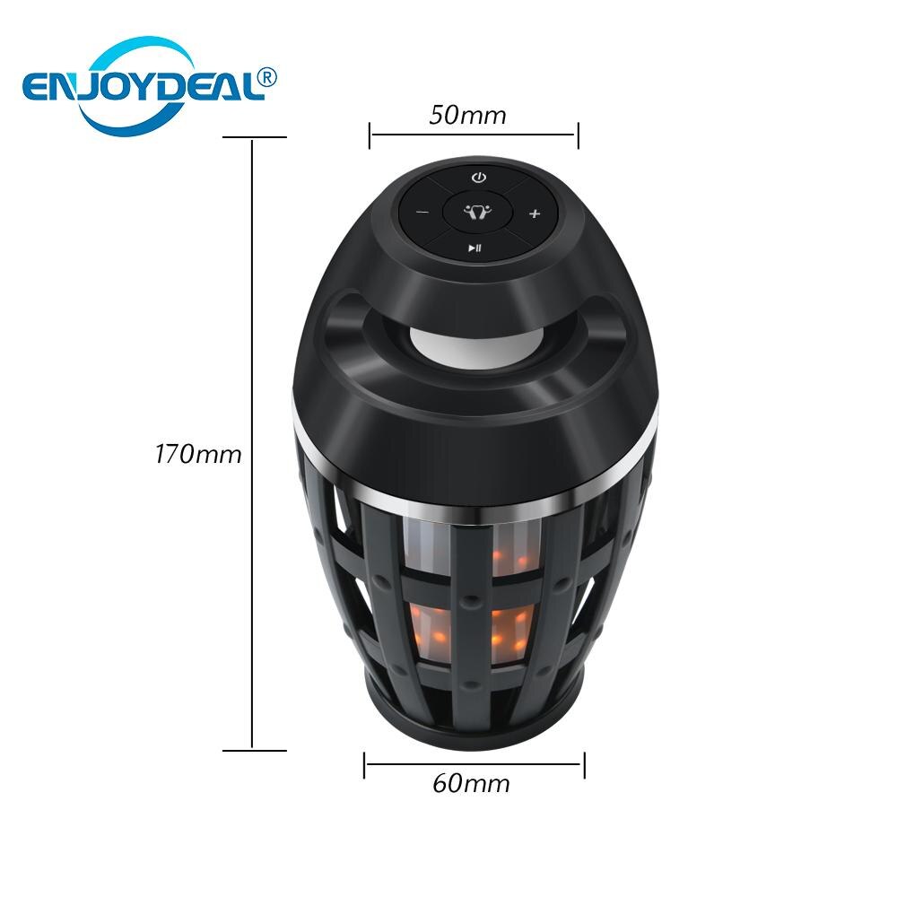 Oplaadbare LED Vlam Lampen Lamp Bluetooth Speaker LED Vlam Effect Stereo Sfeer Gloeilamp Dynamische Flicker Lamp Licht