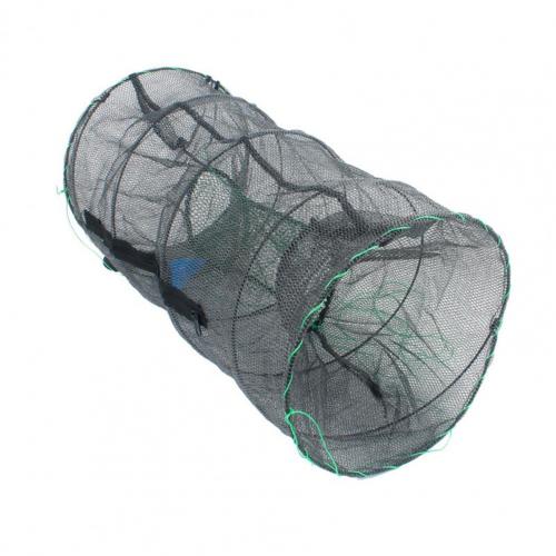 Gabbia a molla gabbia da pesca compatta Nylon facile da trasportare comoda rete da pesca con gabbia a molla: Default Title