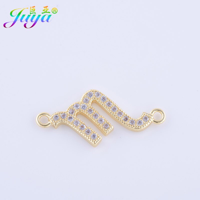 Gioielli FAI DA TE Forniture di Rame Femminile 12 Costellazioni Dello Zodiaco Fascino del Connettore Pendenti con gemme e perle Per Le Donne Del Braccialetto Della Collana Fare: Gold Scorpio