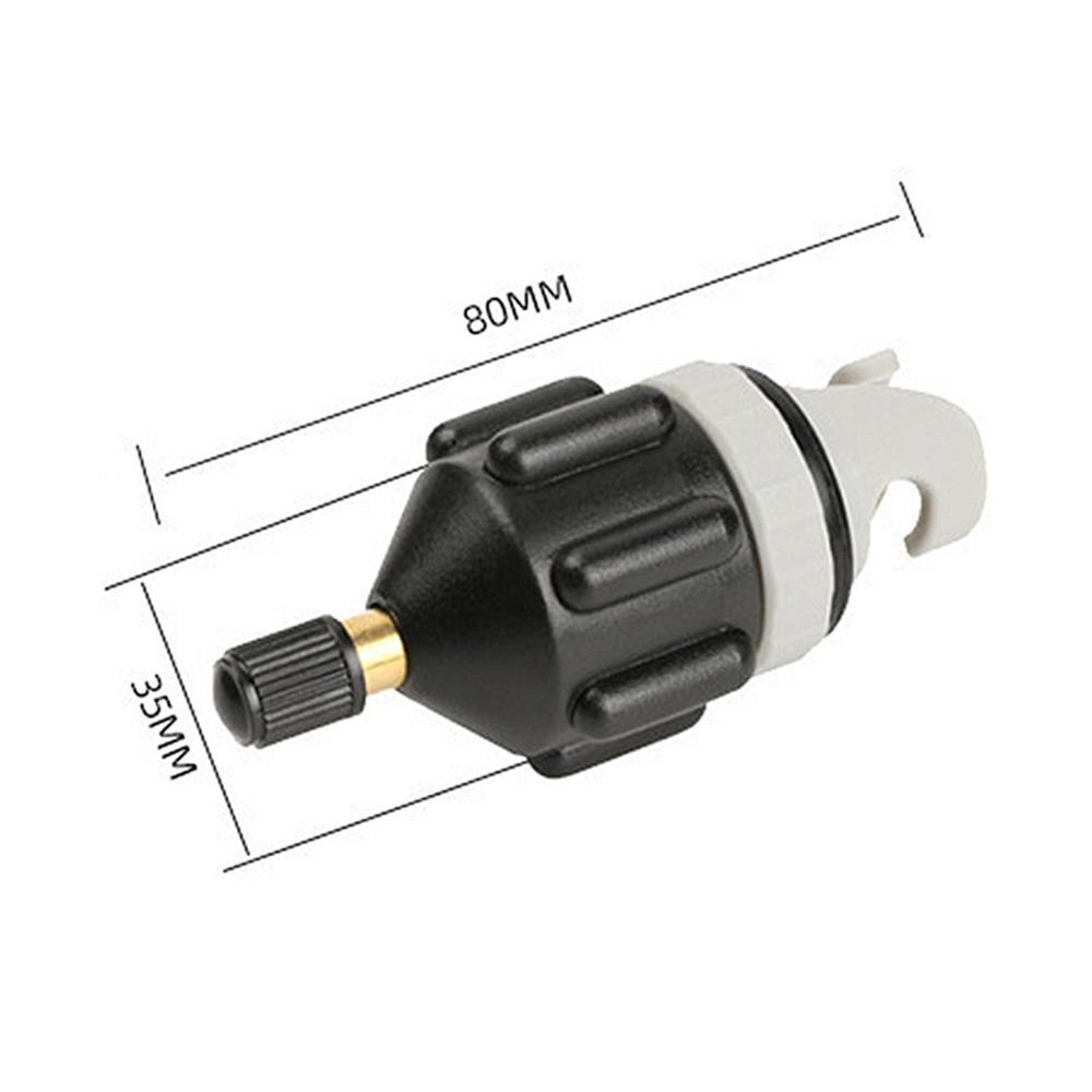 Sup robåt luftventil adapter sup board kajakk pumpe adapter oppblåsbar luftventil feste kajakk tilbehørsdeler