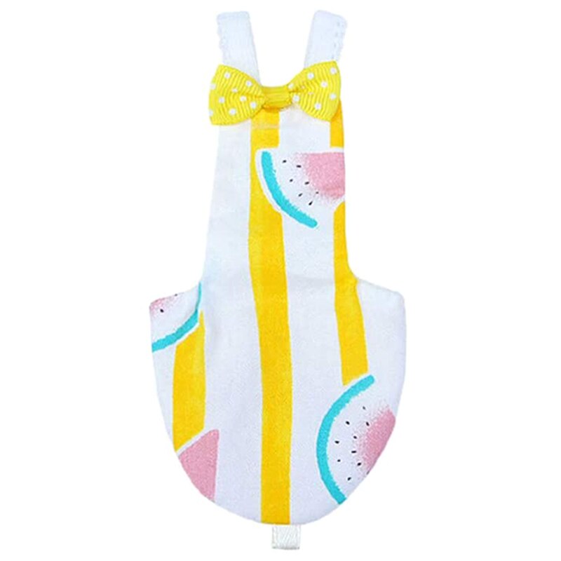 2Pcs Bird Diaper Reusable Washable Parrot Nappies Clothes Flight Suit Dress for Parakeet Cockatiel African Macaw