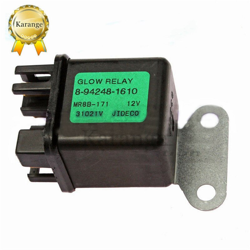 8-94248-161 8942481610 Mover Parts Preheating Relay Glow Plug 12V for Isuzu Hitachi ZAXIS27U ZAXIS50U ZAXIS40U for Kubota Yanmar: Default Title