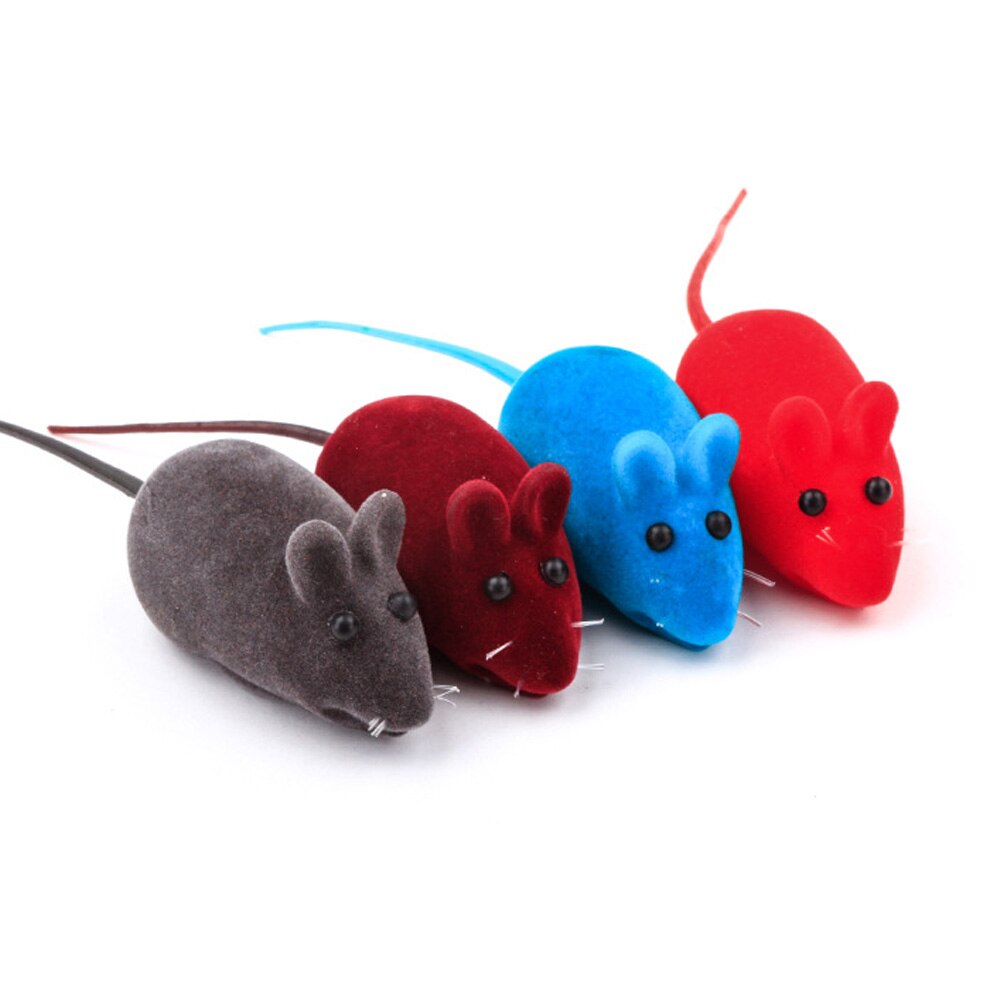 3Pcs Funny Mouse Rat Squeak Noise Sound Pet Cat Kitten Dog Playing Toy: Default Title