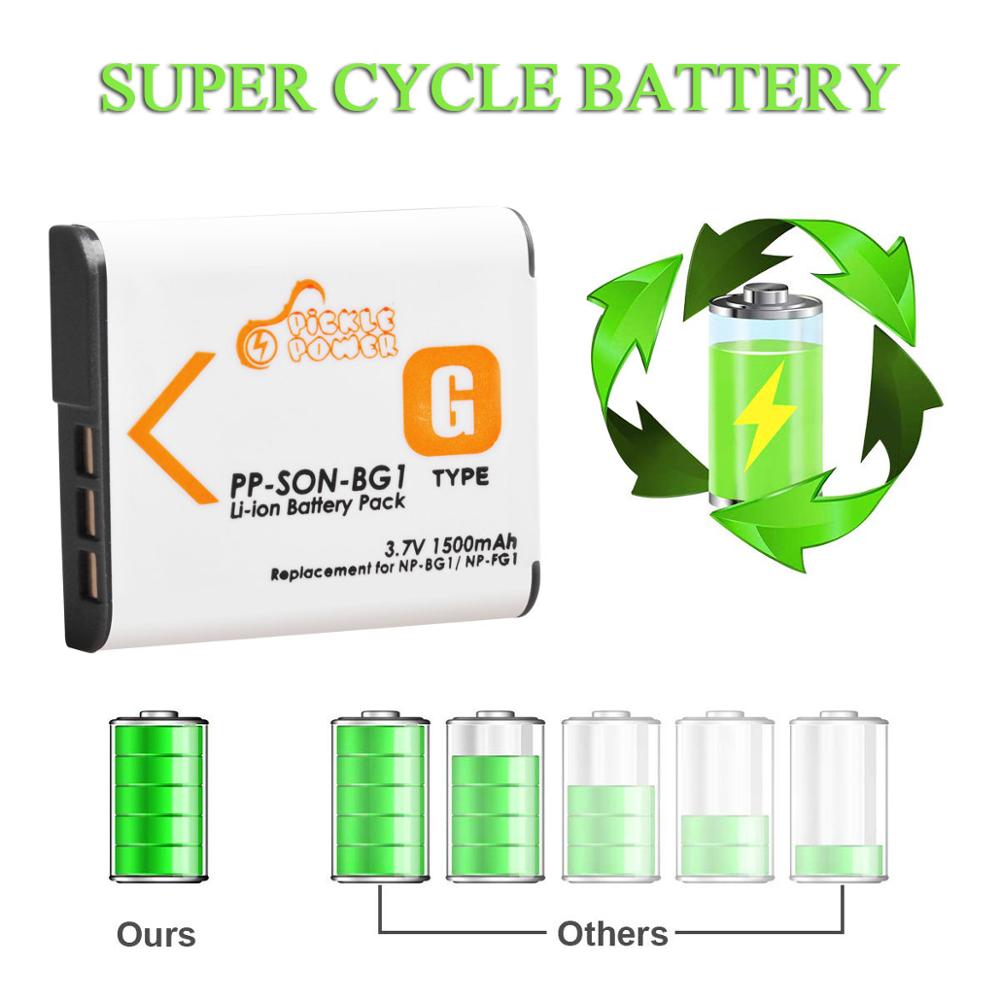 1500mAh NP-BG1 NP BG1 NP-FG1 Battery + LED Charger for Sony Cyber-Shot DSC-H3 DSC-H7 DSC-H9 DSC-H10 DSC-H20 DSC-H50 DSC-H55