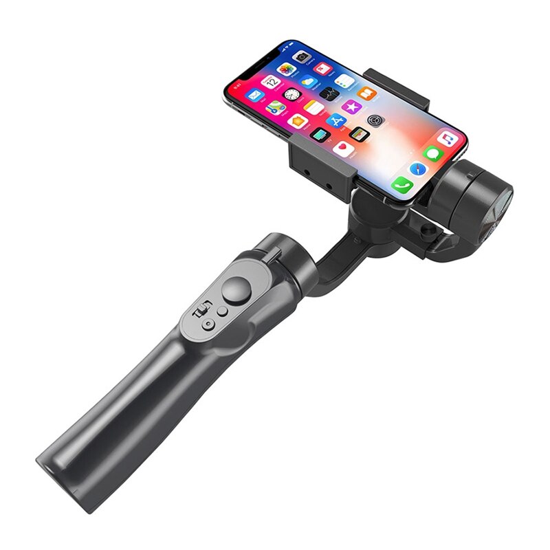 H4 Handheld Gimbal Stabilizer 3 Axis Video Recorder Holder Action Camera Face Tracking Smartphone Stabilizer with Stand