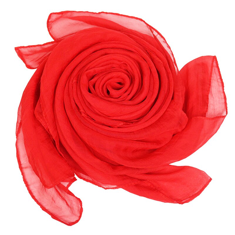 Scarf hijab scarf kvinnor dansar sidenscarf sjalar och omslag enfärgad huvud hals halsduk bandana satin pashmina