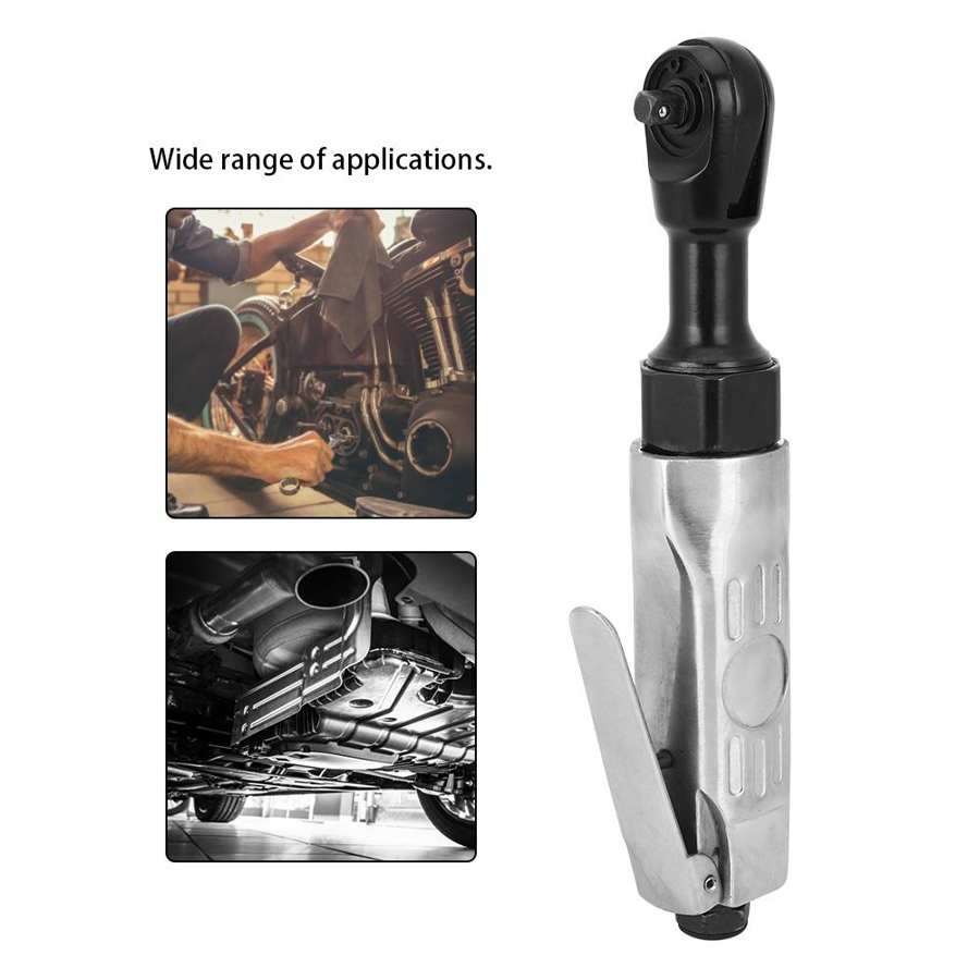 Pneumatic Wrench Square Driver Air Ratchet Sockets Tools Torsion 25ft-lbs 1/4inch Air Ratchet Sockets Tools