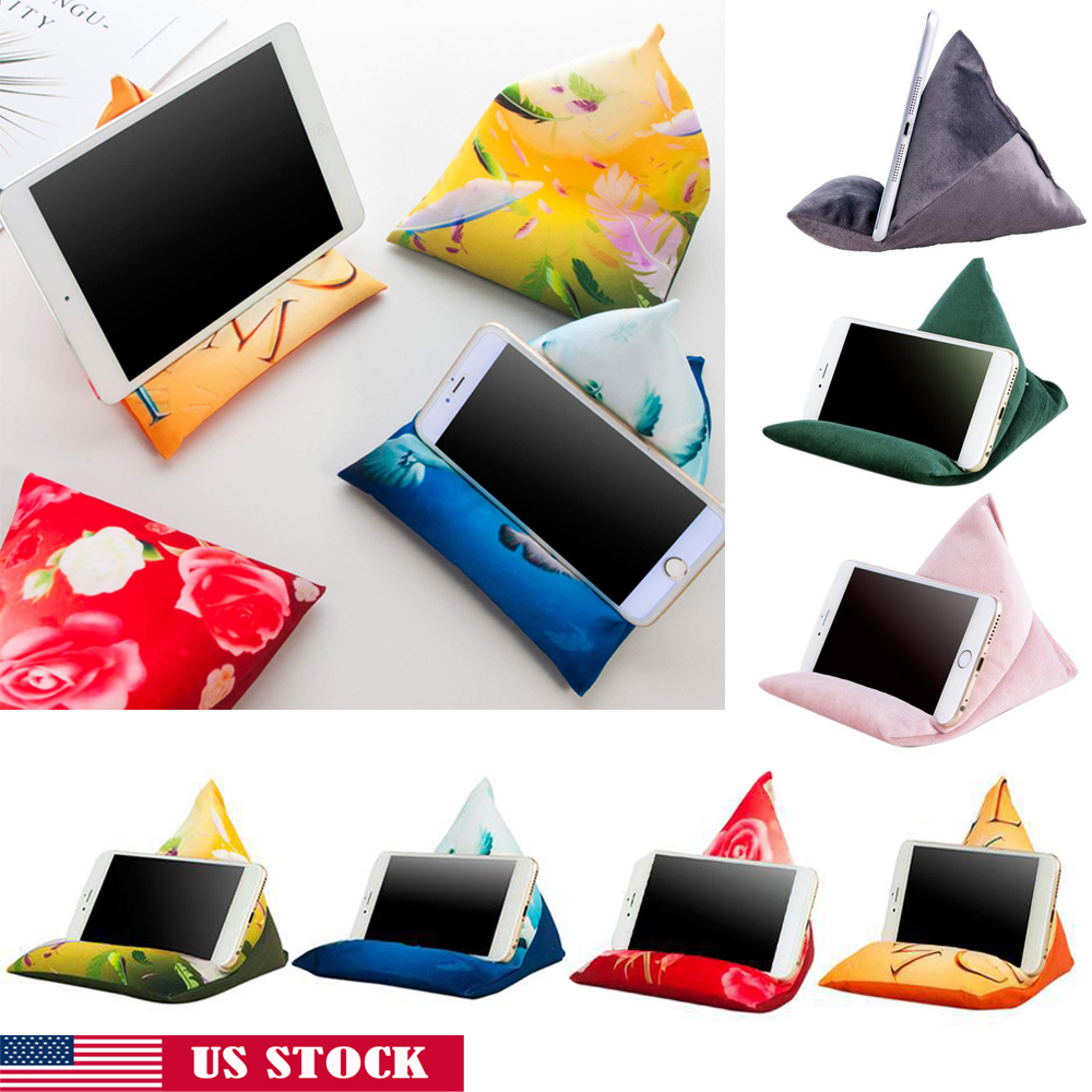 Support d'oreiller pour tablette IPad, support de téléphone, Triangle, support de téléphone US