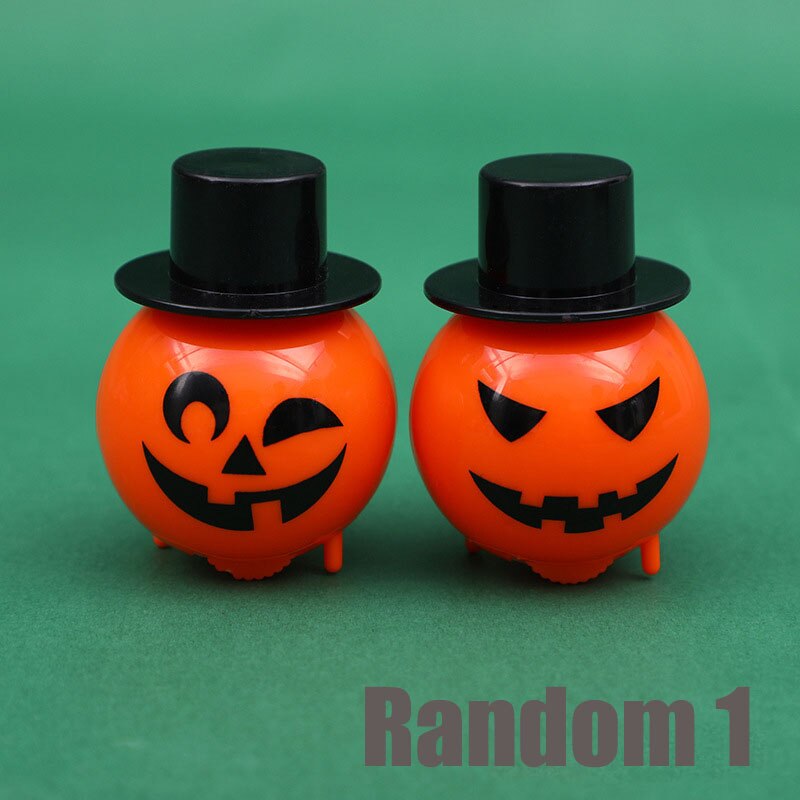 1 Halloween Kürbis Haar Streifen Springen Geist Spielzeug Mechaniker Pädagogisches Spiel Streich Dekoration Spielzeug kinder JM304: 19