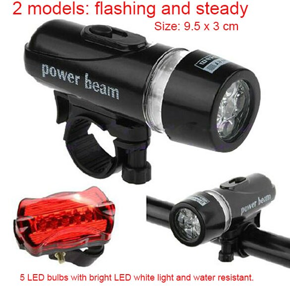 Raypal 3W USB Rechargeable Rear Bicycle Light WaterProof Taillight Cycling: Bike Light set
