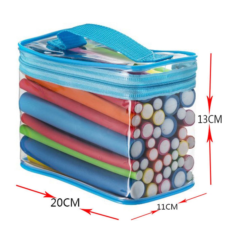 Bei 18 cm 42 teile/satz 7 Arten haar Eisstockschießen flexi stangen kunststoff Magie Haar Lockenwickler DIY lange haar kräuseln werkzeuge