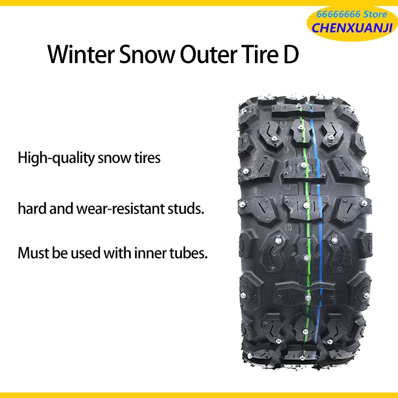 90/65-6.5 City Road Off Road Winter Snow Tires 11 Inch Tubeless Tire for Dualtron Ultra Speedual Plus Zero 11x Electric Scooters