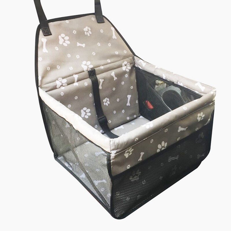 Kjæledyr hund bil bæresete bag vanntett kurv sikkerhet reise netting hengende poser hund sete bag kurv kjæledyr utendørs produkt: C