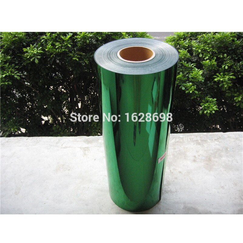 CDN-13 green color Metallic Transfer Films, Heat Transfer Metalized Film, Metalized Film Packaging