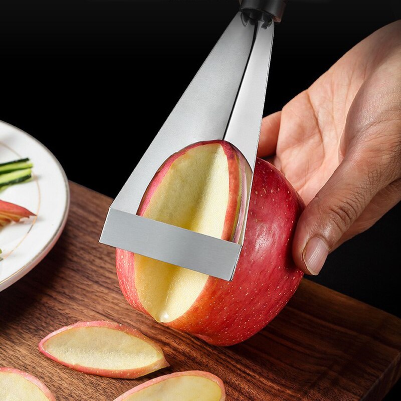 Stainless Steel Fruit Carving Knife Fruit Platter Artifact Triangle Vegetable Salad Cutter Knife Carving Blade Kitchen Accessory