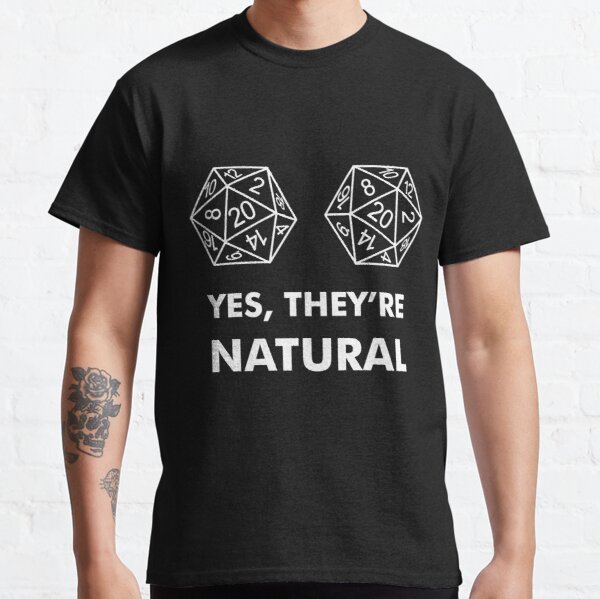 D20 Yes They re Natural Summer 3D Printed T Shirt Men Casual Male tshirt Clown Short Sleeve Funny T Shirts: S