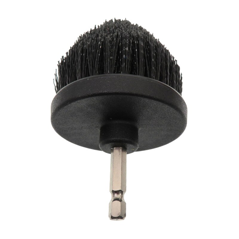 2.5 Inch Elektrische Borstel 6.35Mm Drijfstang Conische Detail Cleaning Tool Voor Meubels Keuken: Black