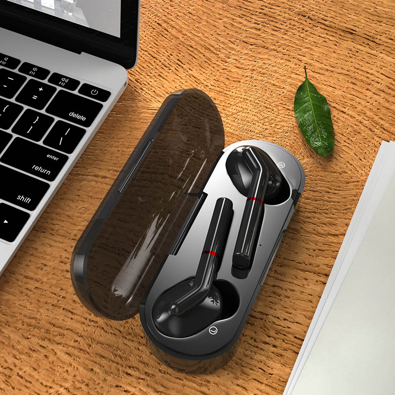 TWS sans fil Bluetooth 5.0 écouteur Sport anti-transpiration casque stéréo Portable écouteurs HIFI haut sonore PK T3 I12 I10 I200: Black