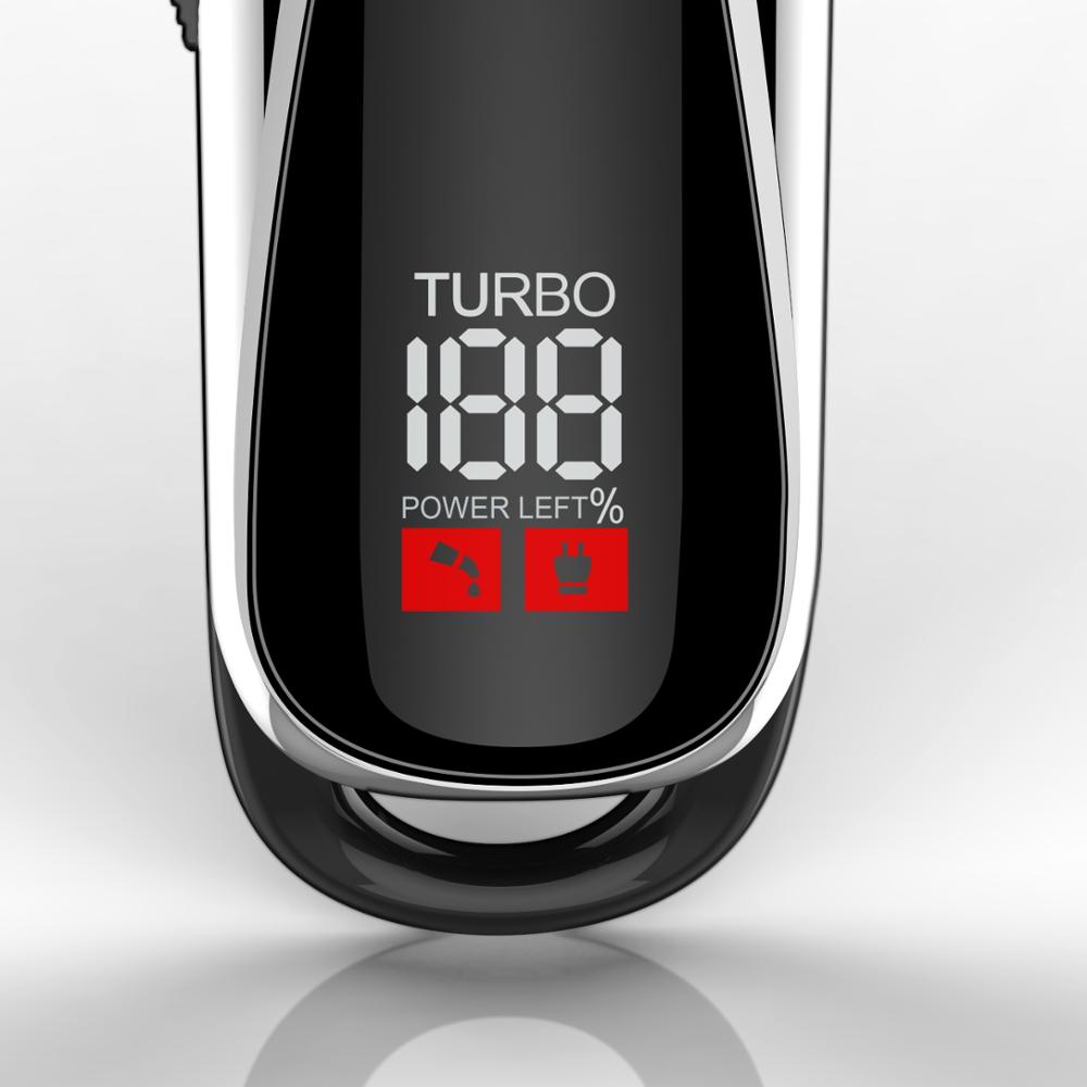 Turbo powerful hair clipper barber shop electric tapering hair trimmer for men rechargeable hair cutting machine