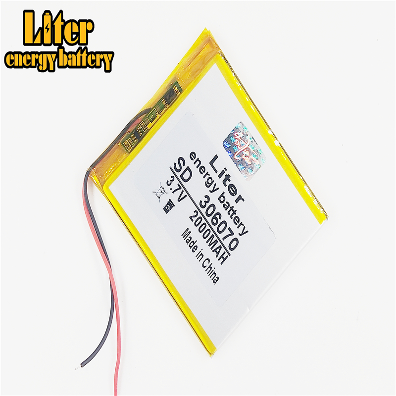 3.7v 2000 lithium-polymer-akku 306070 lipo) zum selberbauen für tablets, gps-geräte, psp, videospiele, e-book-reader, pcs und powerbanks
