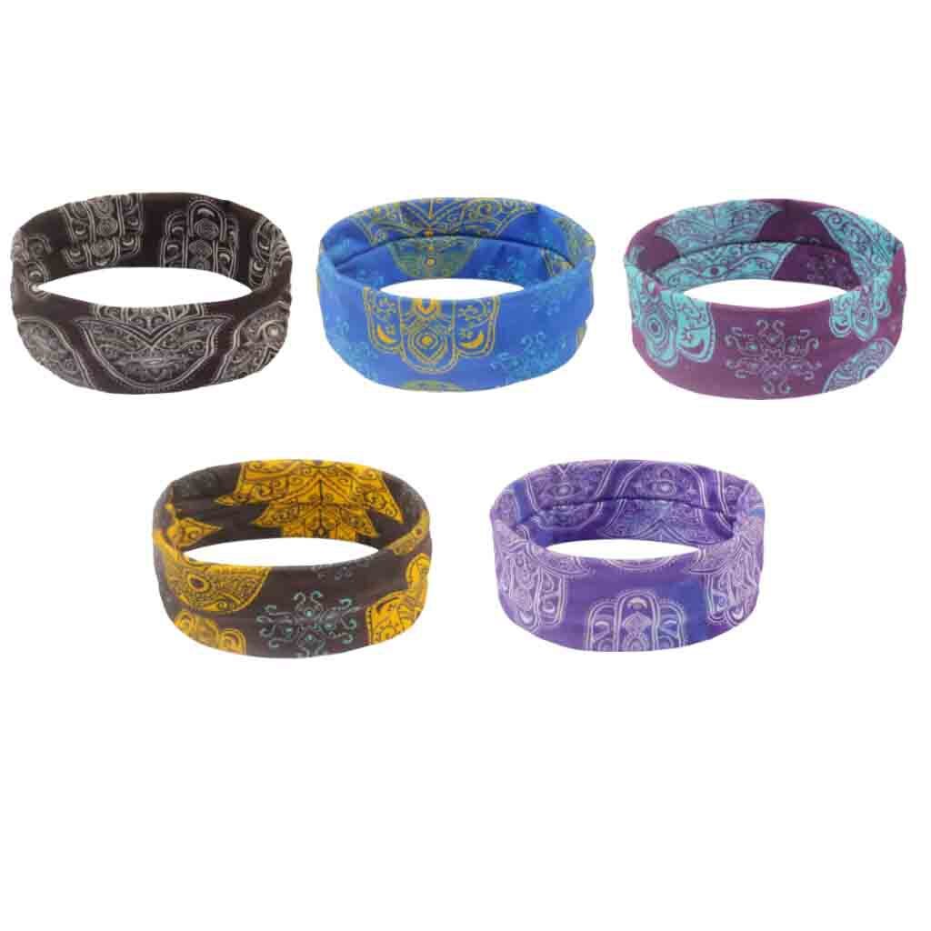 1 unidad de mascarillas Unisex de Color puro, banda antisudor para Yoga con dos botones para relajar las orejas, banda para el sudor, accesorio deportivo