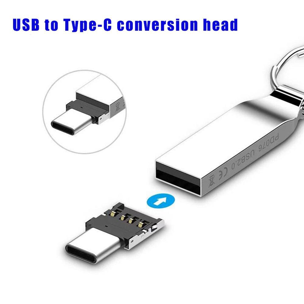 Mini micro usb typ-c-adapter otg converter usb-gränssnitt till  v8- adapter omvandlare mikro-överföringsgränssnitt för mikro usb typ c